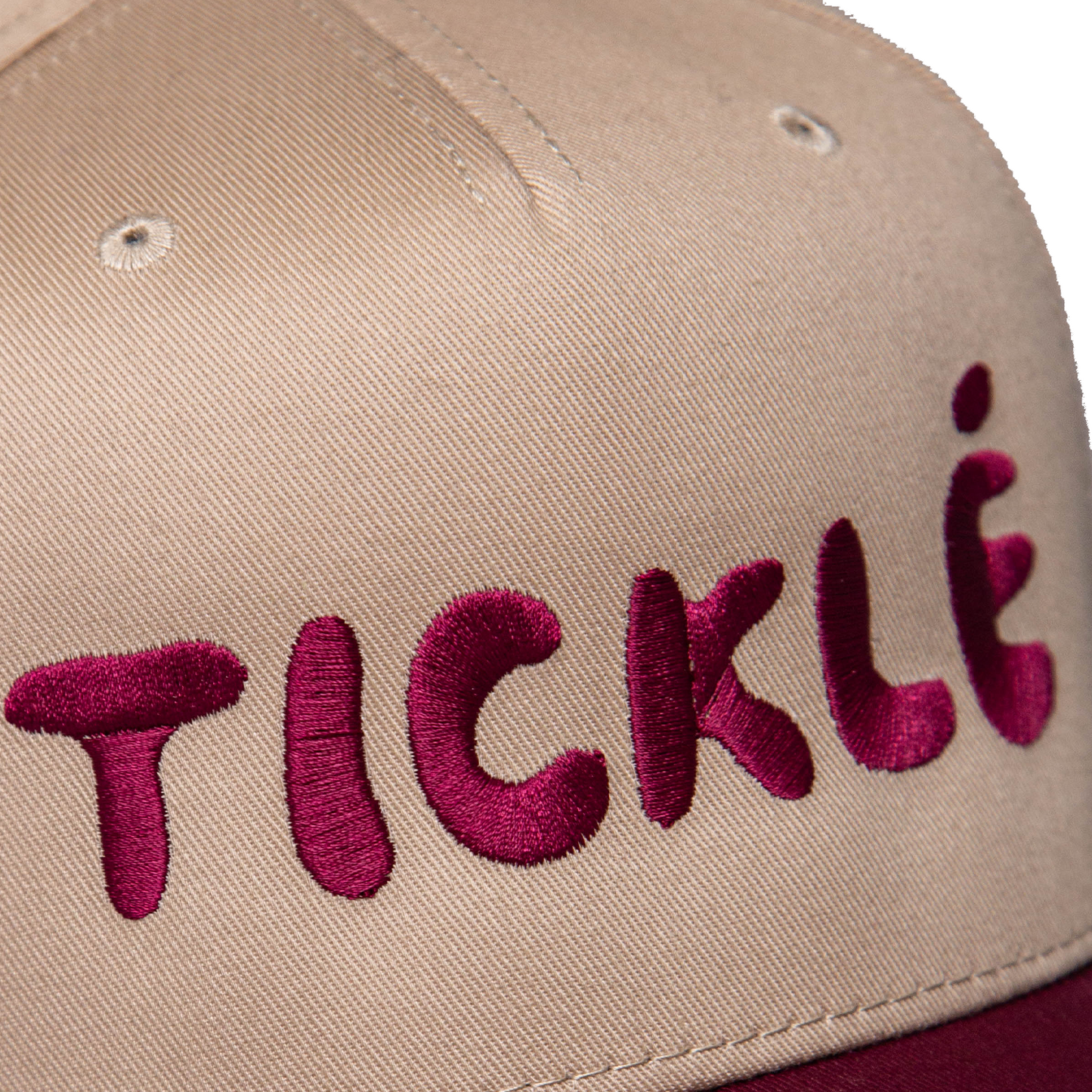 TICKLÉ BY AARON BRANCH MAROON LOGO HAT