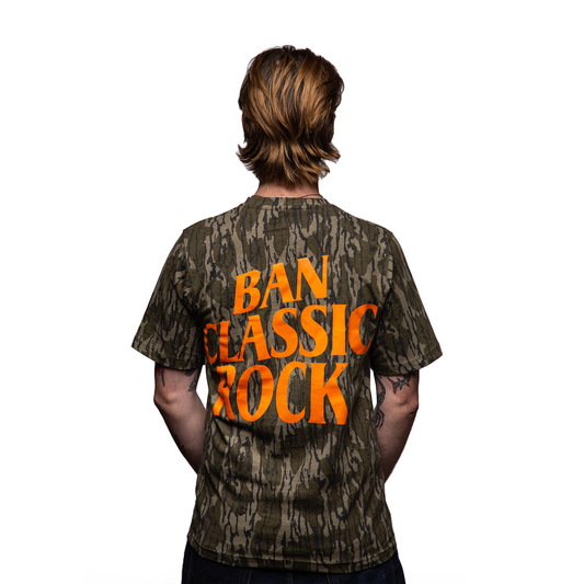 BCR HI-VIZ ORANGE CAMO LOGO T-SHIRT