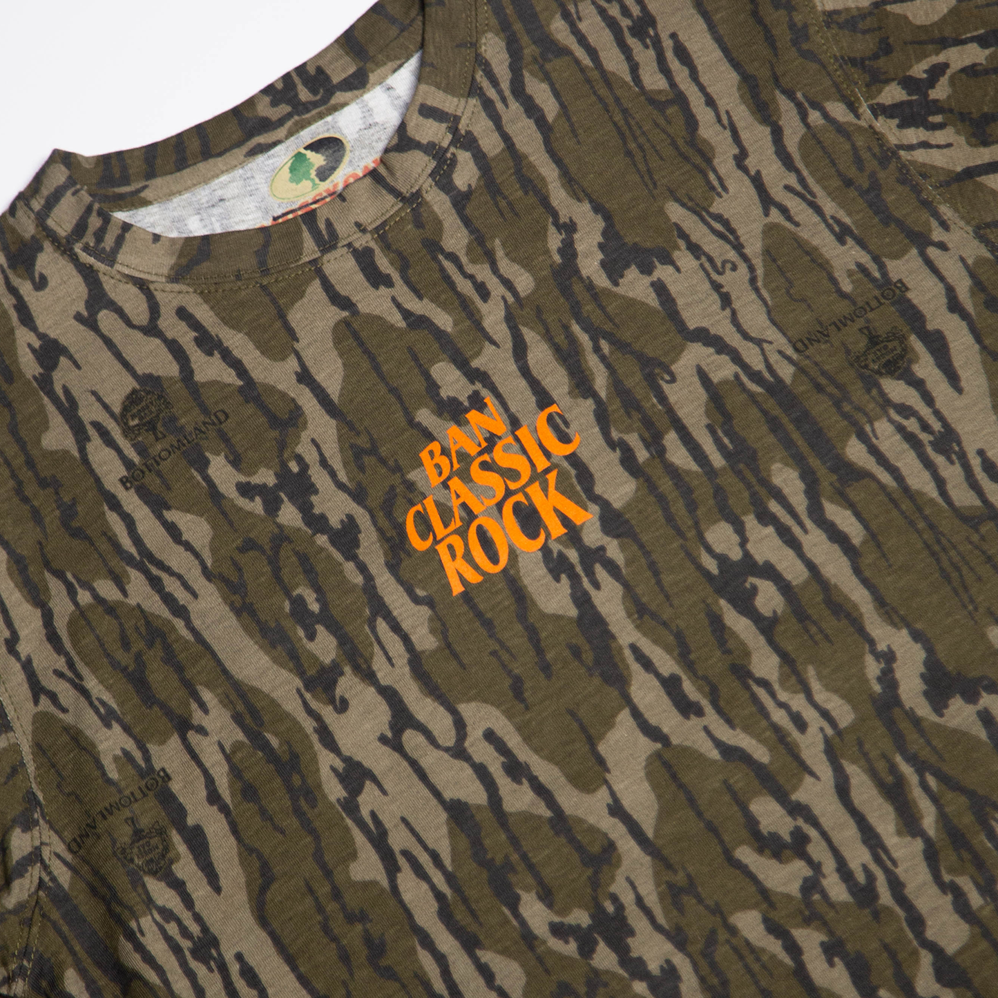 BCR HI-VIZ ORANGE CAMO LOGO T-SHIRT