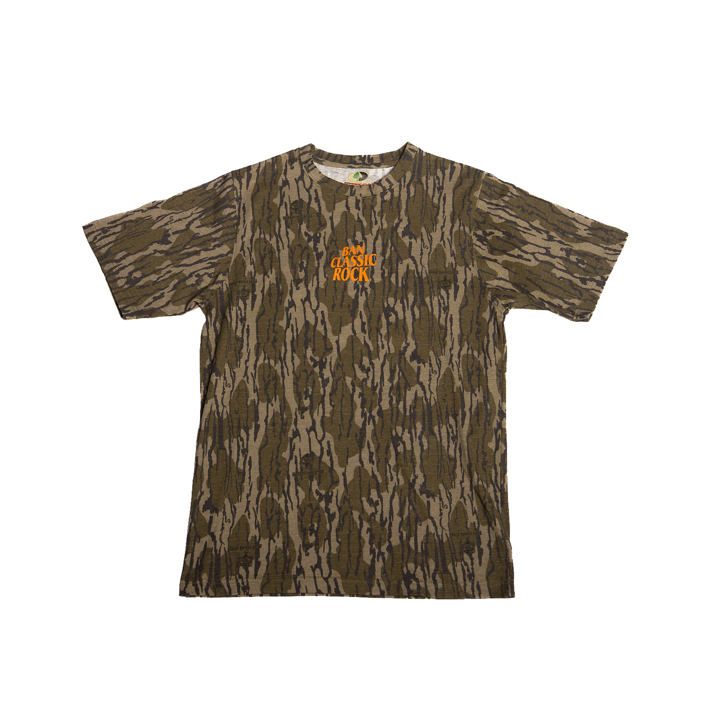 BCR HI-VIZ ORANGE CAMO LOGO T-SHIRT
