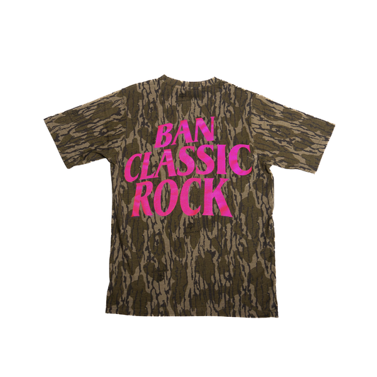 BCR HI-VIZ PINK CAMO LOGO T-SHIRT