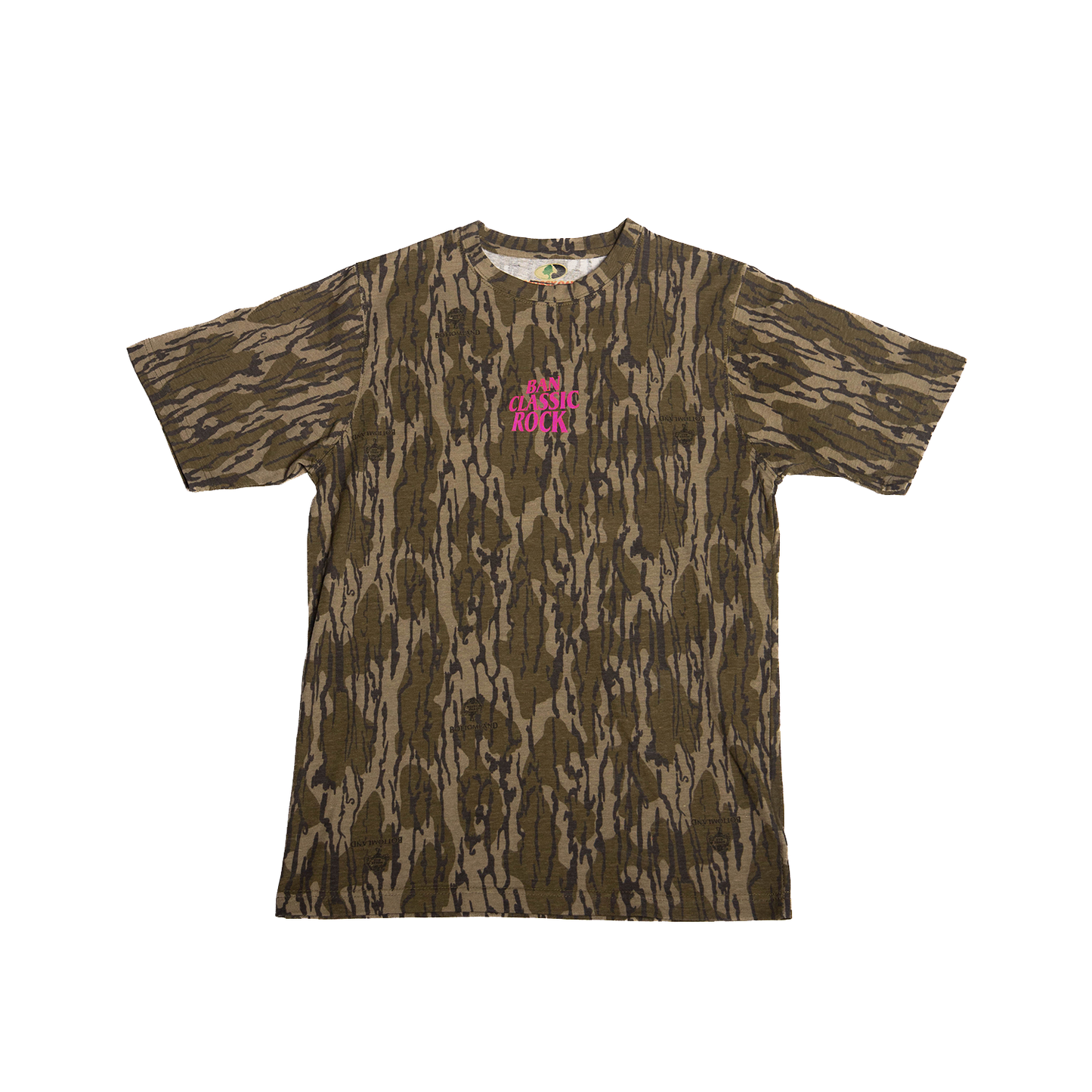 BCR HI-VIZ PINK CAMO LOGO T-SHIRT