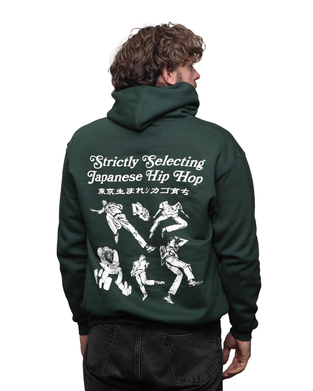 Highball Boys Sallarymen Shibuya Meltdown Hoodie - Green