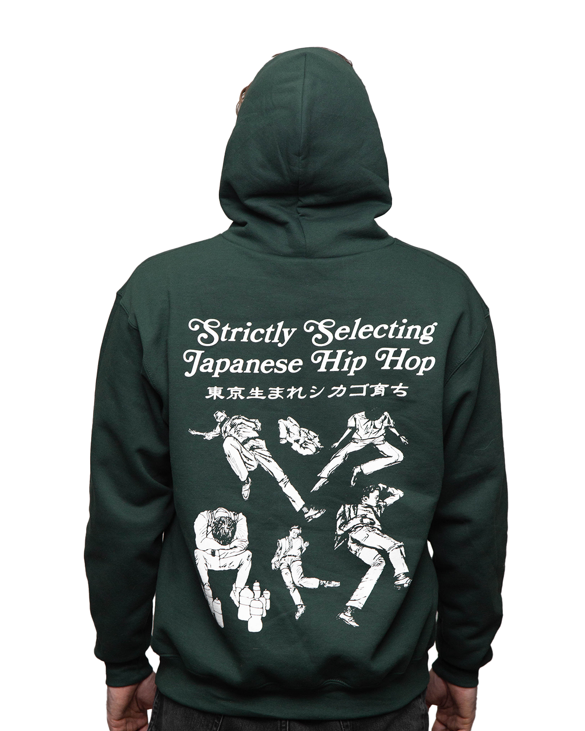 Highball Boys Sallarymen Shibuya Meltdown Hoodie - Green