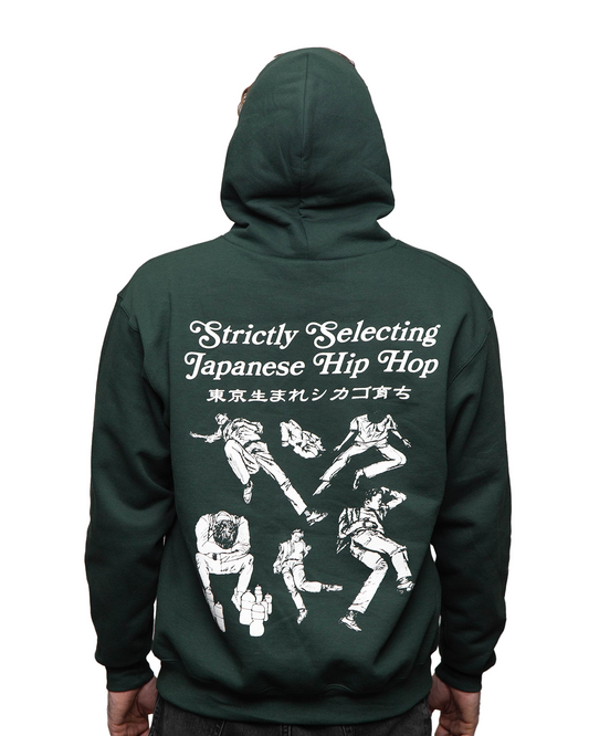 Highball Boys Sallarymen Shibuya Meltdown Hoodie - Green